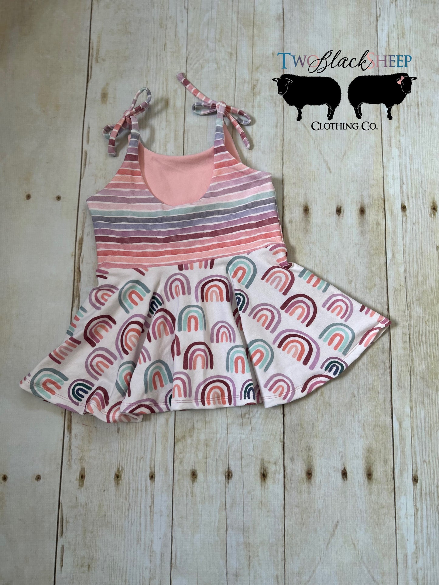 Pastel Stripes and Rainbow Brielle Top