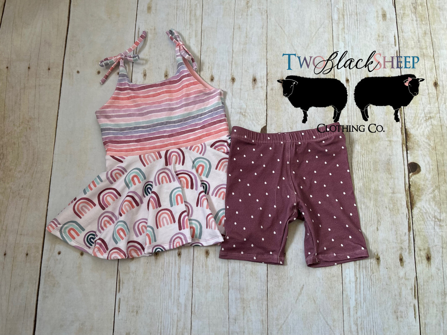 Pastel Stripes and Rainbow Brielle Top