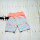 2-3t Pastel Mosaic Shorts