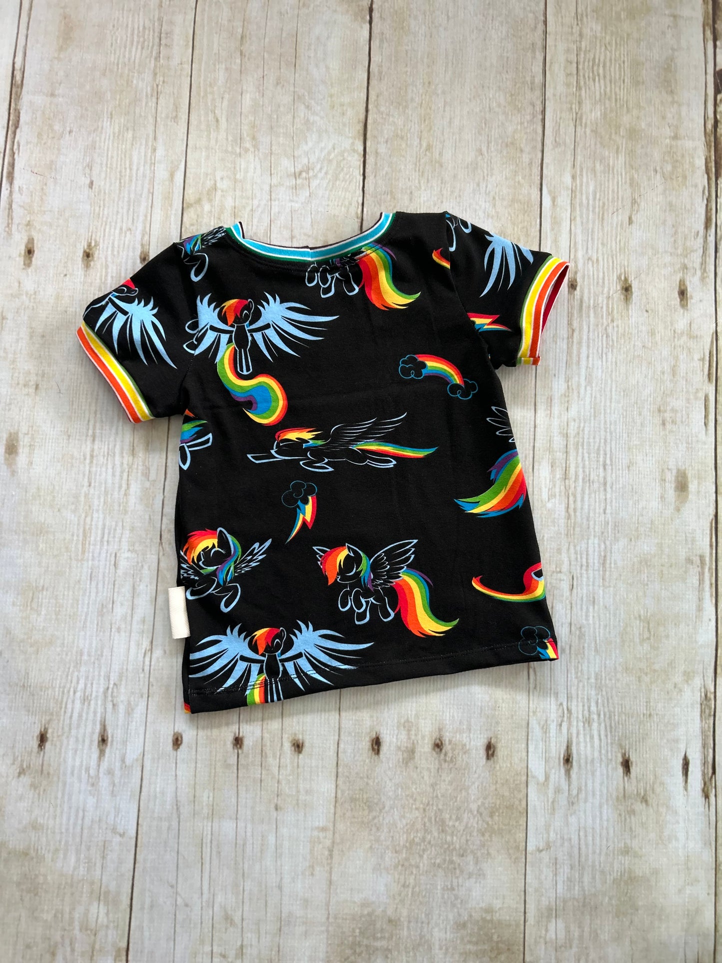 1-3y GWM Rainbow Dash Ringer Tee