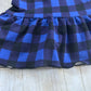 1-3y GWM Blue Buffalo Plaid Hooded Peplum