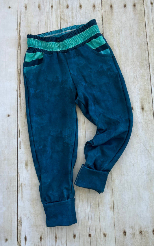 1-3y GWM Blue Grunge Joggers