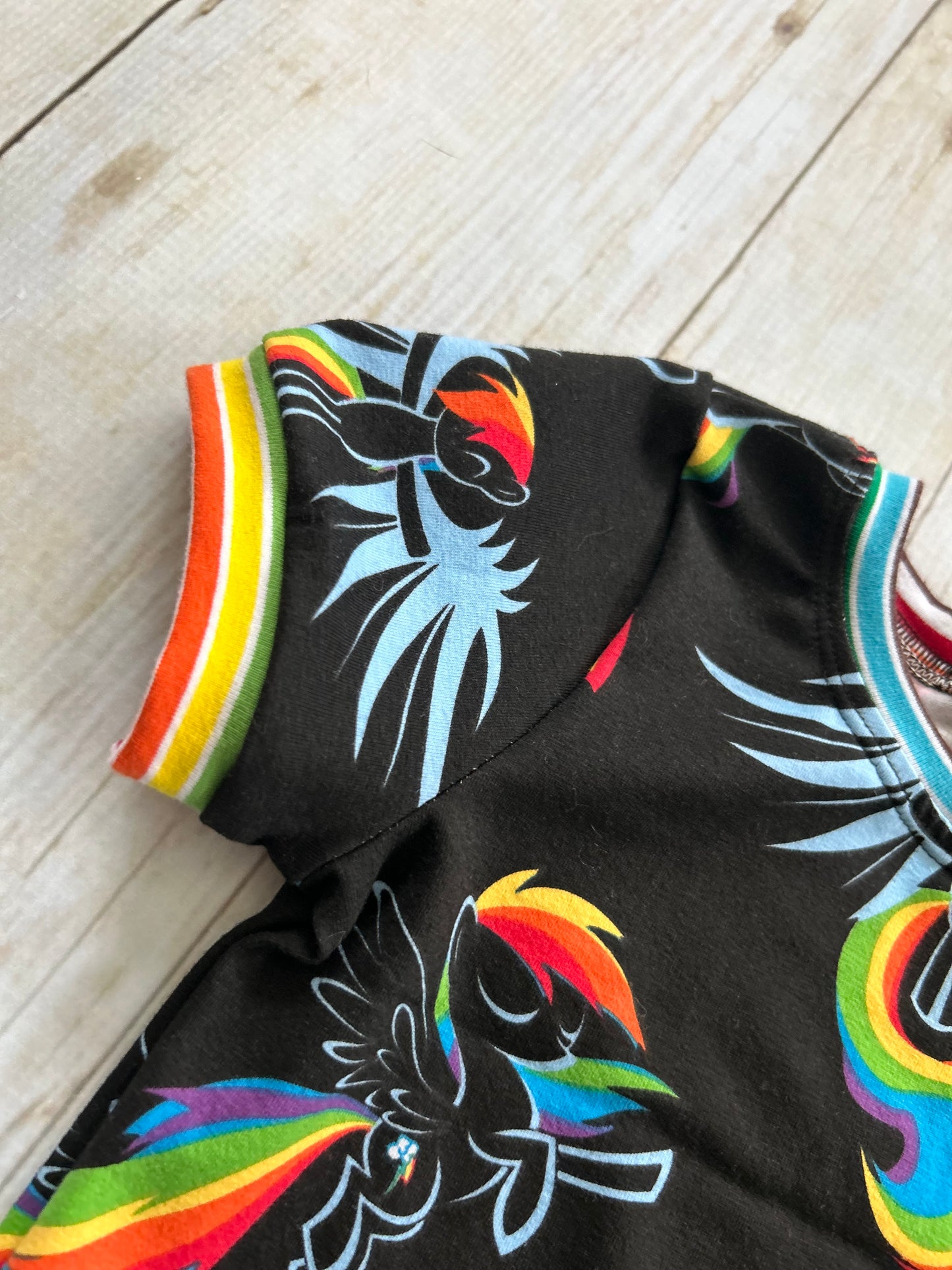 1-3y GWM Rainbow Dash Ringer Tee