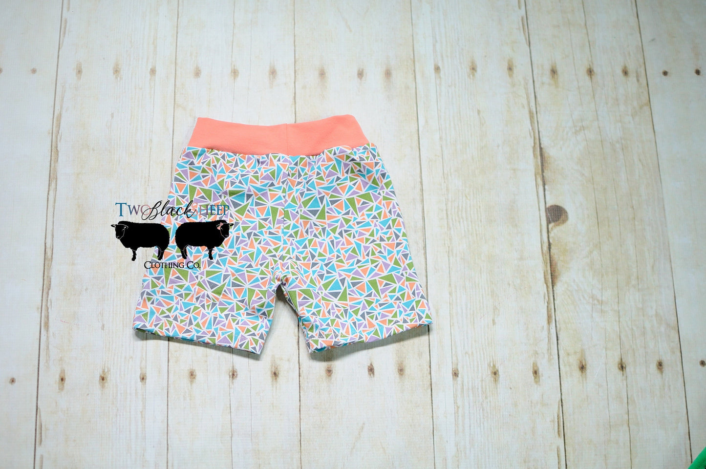 2-3t Pastel Mosaic Shorts