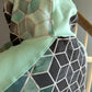 12 Women’s Geometric Colorblock Hoodie