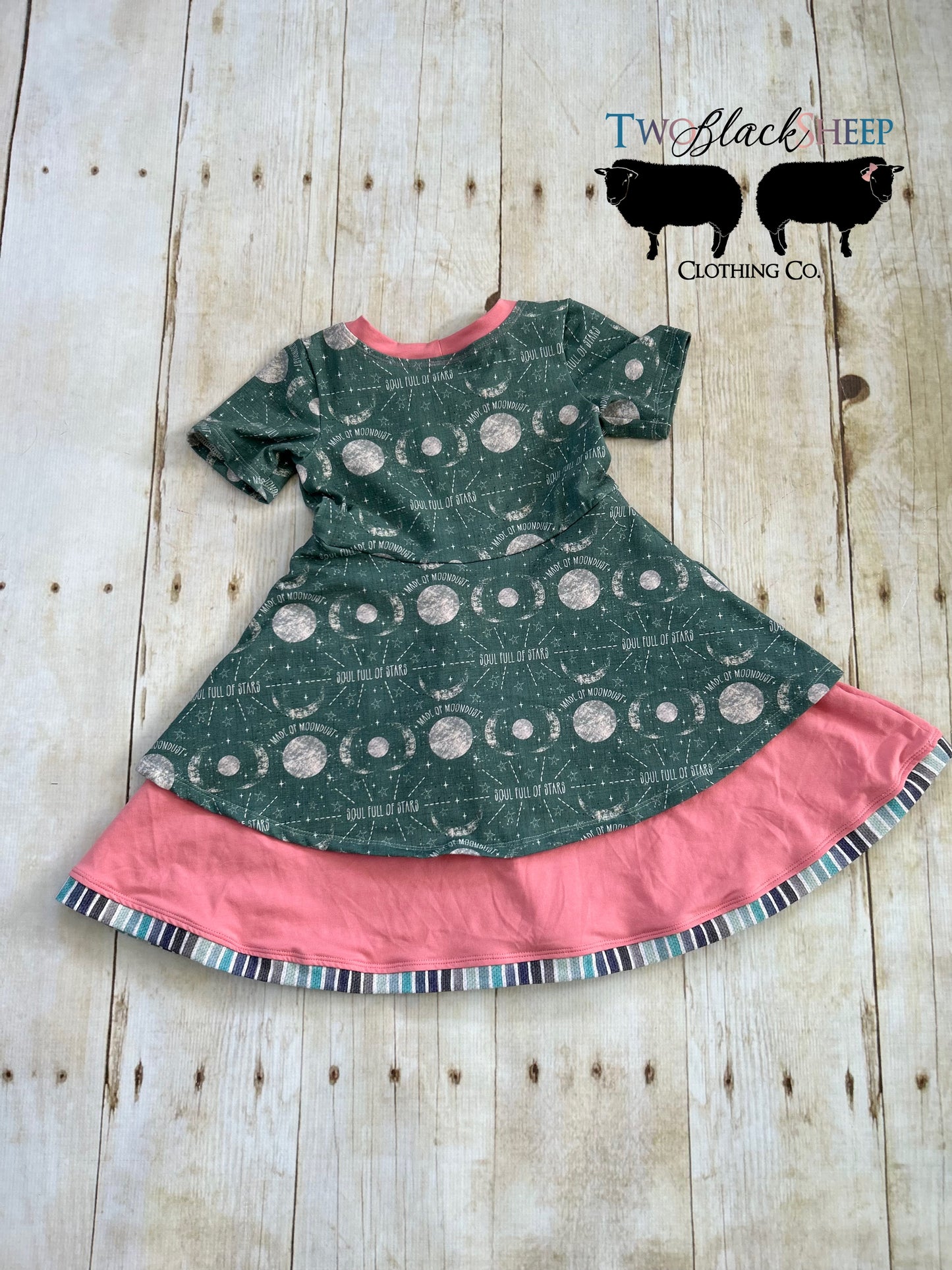 3-6y GWM Soul full of Stars double skirted dress