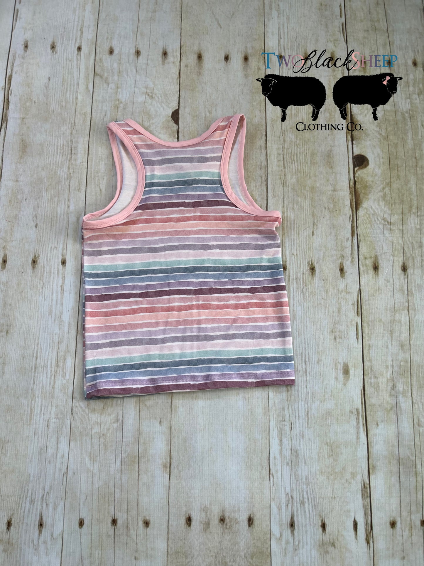 4t Stripes Tank and matching floral track shorts