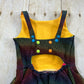 3-6y OOAK GWM Wiggle Grid Rainbow Short Dress