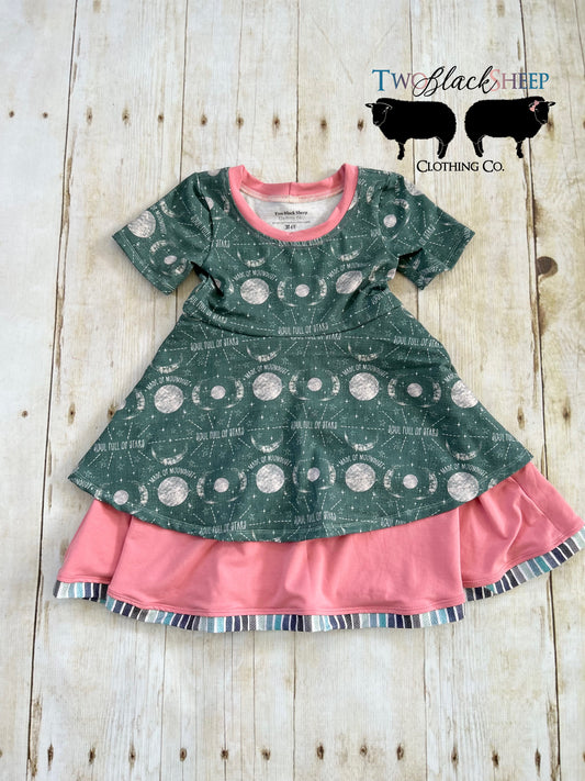 3-6y GWM Soul full of Stars double skirted dress