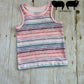 4t Stripes Tank and matching floral track shorts