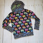 6-9 years Geometric Rainbow Pug Life Grow with Me Hoodie