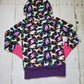 9-12 years Grow with me Geometric Rainbow Horse Hoodie