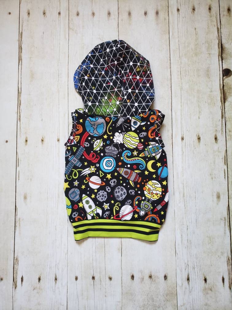 Outerspace Hooded Tank Top