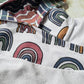 3-12 months Hooded Rainbow Grow with Me Baby Romper