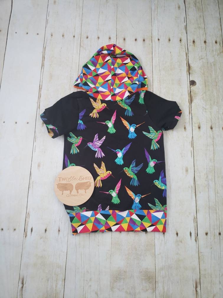 Jewel-toned Hummingbird Hoodie