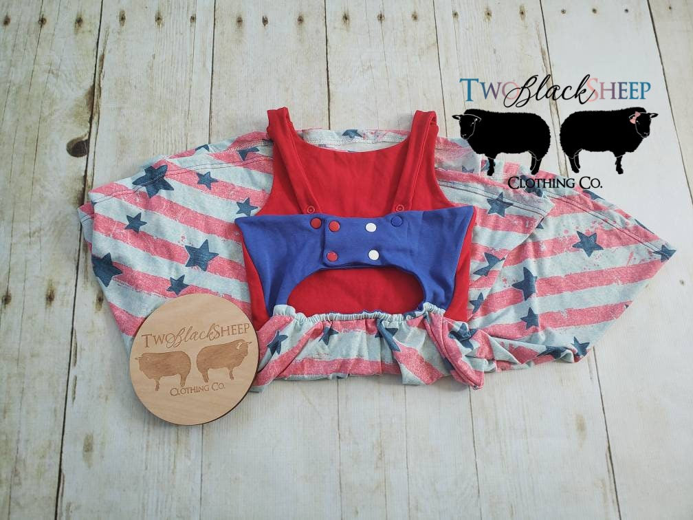 6-9y Patriotic GWM Summer Dress