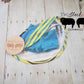 Neon Stripes Grow with Me Skirted Shorties