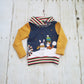 Winter Friends Cowl neck Grow with Me Pullover