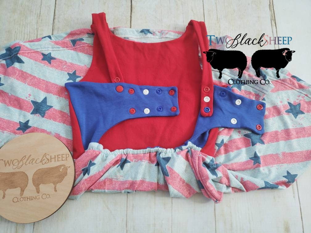 6-9y Patriotic GWM Summer Dress