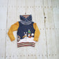 Winter Friends Cowl neck Grow with Me Pullover