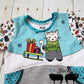 Sledding Kitty Pullover