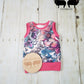 Floral Banded Grow with Me Tank tops
