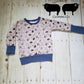 3-6y GWM Umbrella and Raindrops Raglan