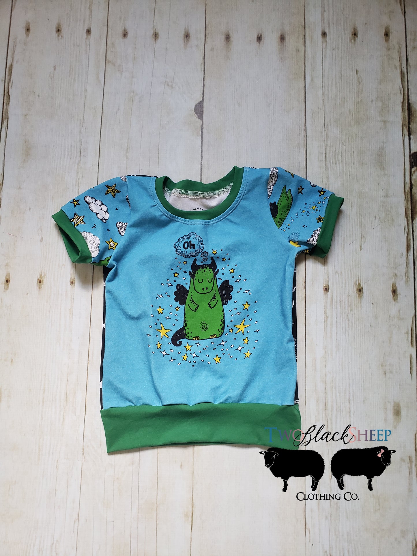 12m-3 years Dragon Grow with Me Banded Shirt