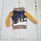 Winter Friends Cowl neck Grow with Me Pullover