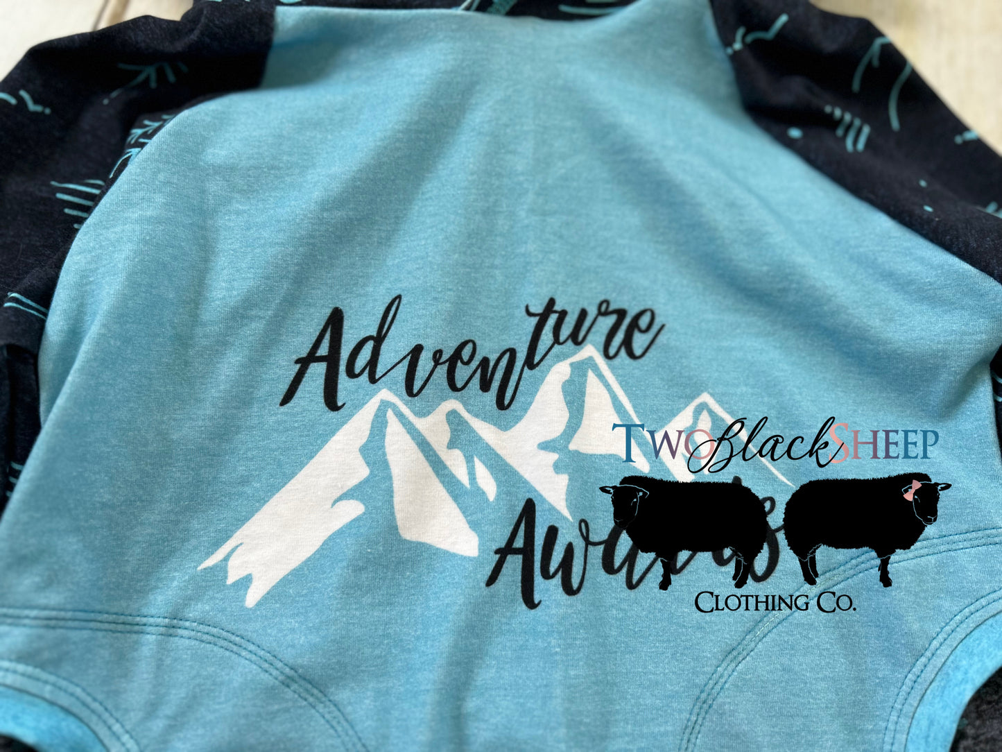 6-9y GWM OOAK Adventure hoodie