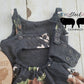 3-12 months Dark Heathered Gray Floral Grow with Me Dress