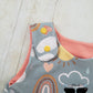 12m-3y Chalk Rainbow Grow with Me Snap Romper