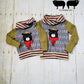 Winter Bear Cowl-neck Grow with Me Pullover