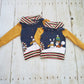 Winter Friends Cowl neck Grow with Me Pullover