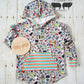 Size 6 Gray Santa Toss hooded dolman