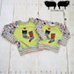 Kitty Stocking Raglan top