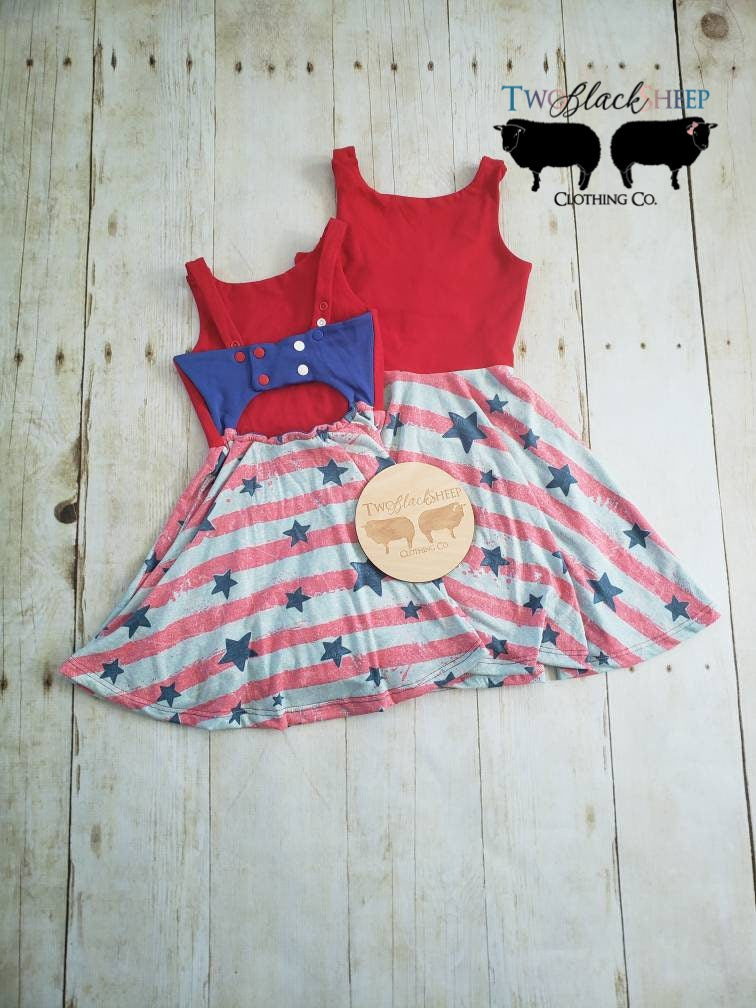 6-9y Patriotic GWM Summer Dress