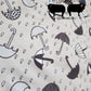3-6y GWM Umbrella and Raindrops Raglan