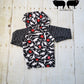 12m- 3 years Dino Heart Grow with Me Hooded Raglan
